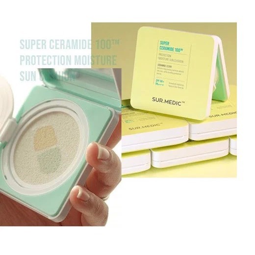 Phấn Nước Che Phủ Hoàn Hảo Sur.Medic+ Super Ceramide 100™ Protection Moisture Sun Cushion SPF50+ PA++++ 15g