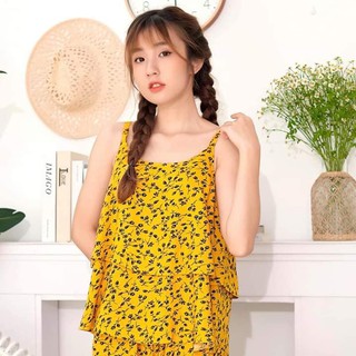 Bộ tone 2 dây quần lửng xinh mát giải nhiệt mùa hè oi bức