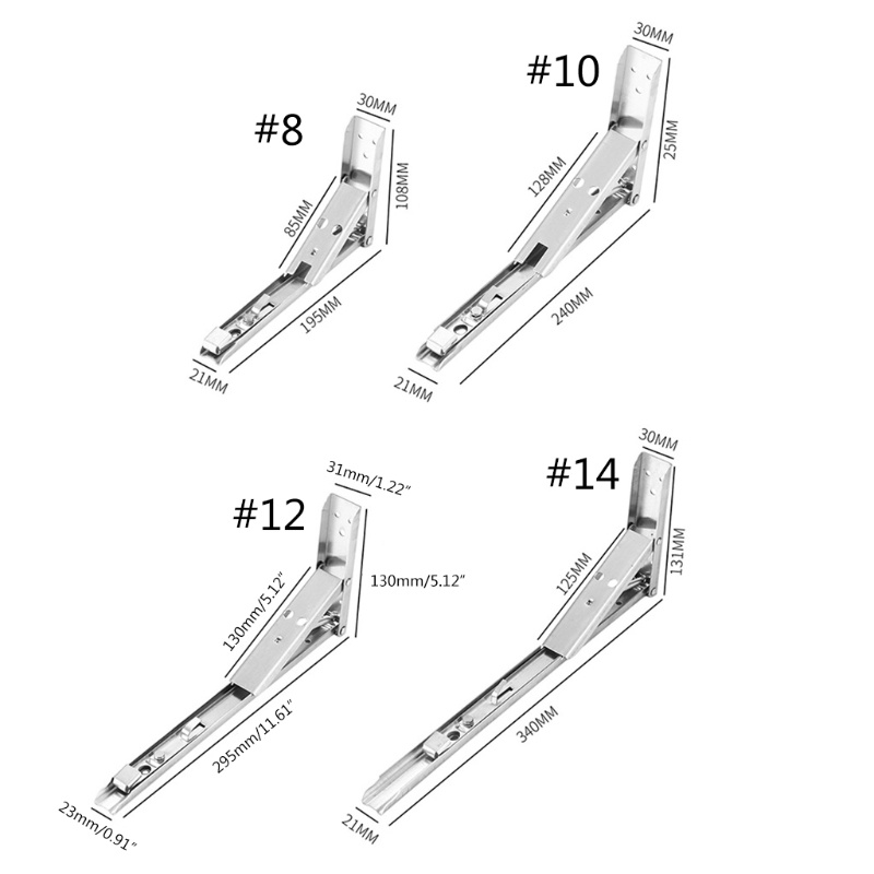 Giá Đỡ Tam Giác Gắn Tường Có Thể Điều Chỉnh Cho Đồ Nội Thất