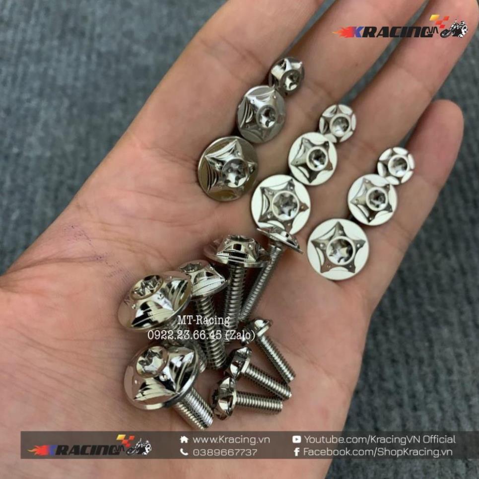 Full Ốc Áo Salaya Wave Nhỏ, Wave Thái 110 Chuẩn Inox304 Siêu Sáng 123