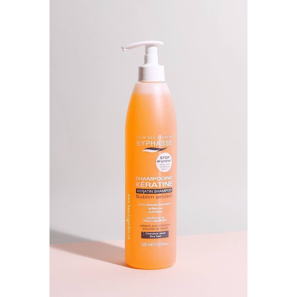 Dầu gội Byphasse Shampooing Keratin Sublim protect 520ml Ouibeaute