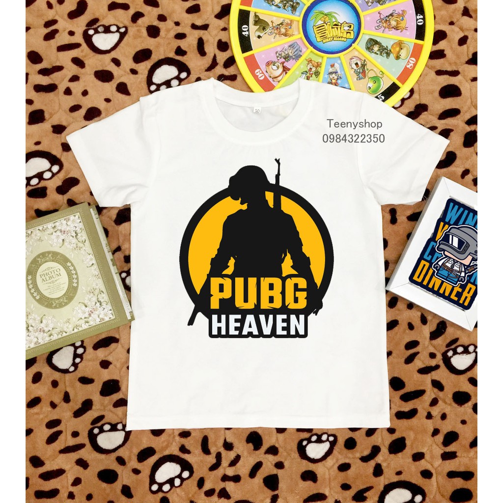 áo thun PUBG Mobile Battlegrounds nhiều mẫu