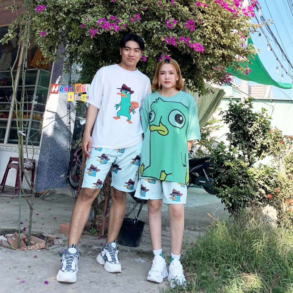 Quần Đùi Hoạt Hình Short Cartoon Oversize Ulzzang Unisex Dáng Rộng Nam Nữ - MM