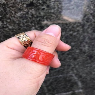 NHẪN CÀN LONG MÀU ĐỎ