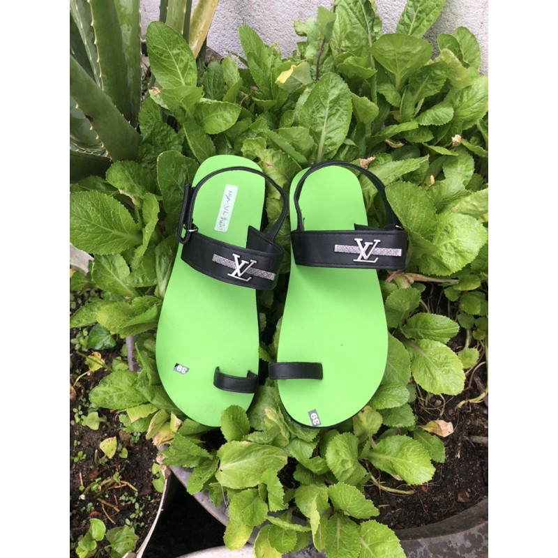 Sandal dongnai dép quai hậu nữ ( đế xanh chuối quai hậu đen ) size từ 35 nữ đến 41 nữ