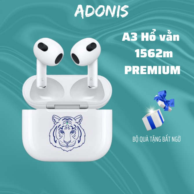 Tai Nghe Hổ vằn TWS A3 1562m Pin 8h vi trình 4B61 Khủng Nhất Thị Trường Bảo hành 3 tháng