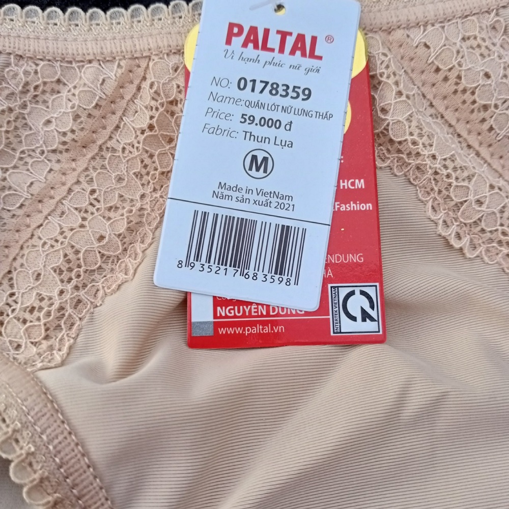 Quần lót Paltal Nữ - Quần Chip Paltal Nữ phối ren ( size M - Dưới 55kg )