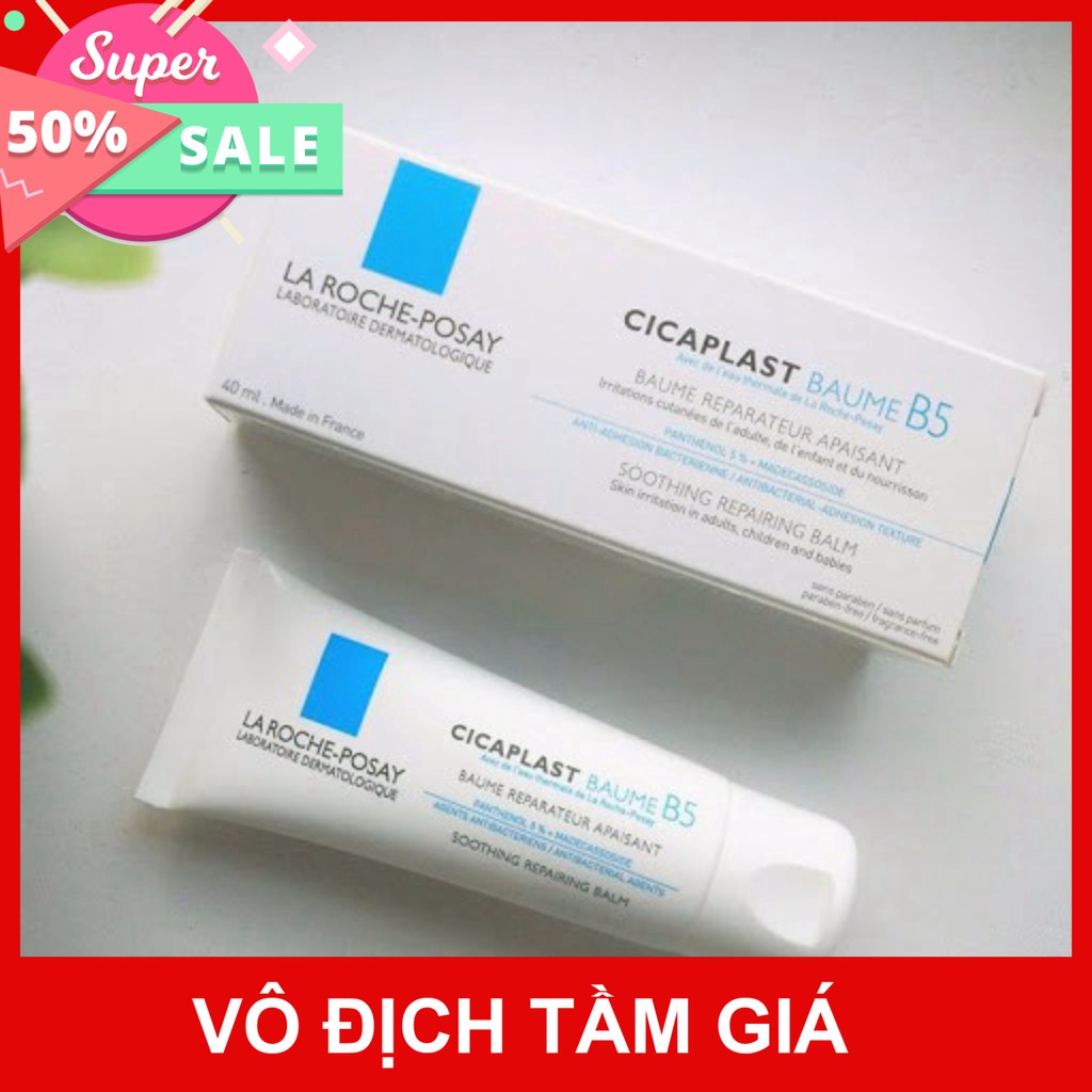 [CHÍNH HÃNG] La Roche Posay Kem Dưỡng Làm Dịu Và Phục Hồi Da Cicaplast Baume B5 40ml