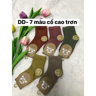 Combo 10 đôi tất trẻ em 7 màu cotton chất đẹp