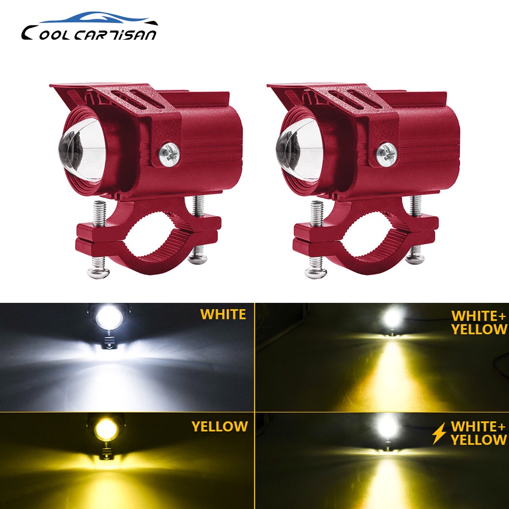 Đèn Pha LED DRL 80W 16000LM Chất Lượng Cao Cho Xe Mô Tô