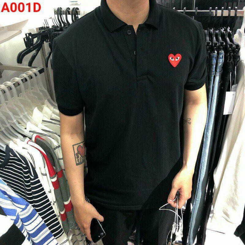 Áo thun polo thêu tim | BigBuy360 - bigbuy360.vn