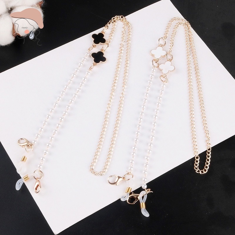 Dây Đeo Mắt Kính Dạng Chuỗi Hạt Chống Mất Phong Cách Hàn Quốc