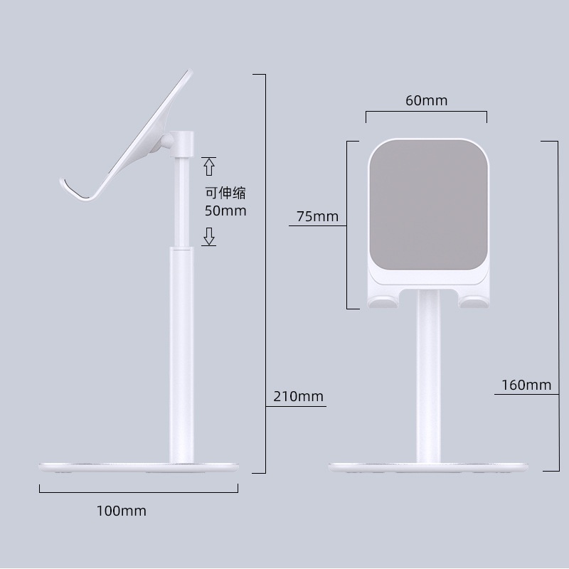 Giá Đỡ Thông Minh Cho Điện Thoại Máy Tính Bảng Bằng Nhựa Chất Lượng Cao Gấp Gọn Điều Chỉnh Được GD001