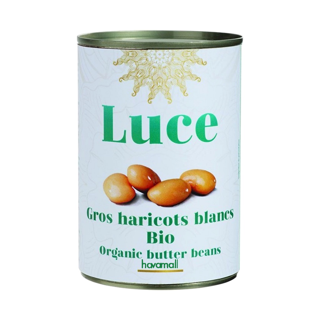 Đậu Trắng To Hữu Cơ Luce 400g - Organic Buttee Beans Luce 400g