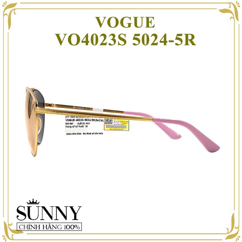 VO4023S 5024-5R- Mắt kính Vogue chính hãng Italia, bảo hành toàn quốc