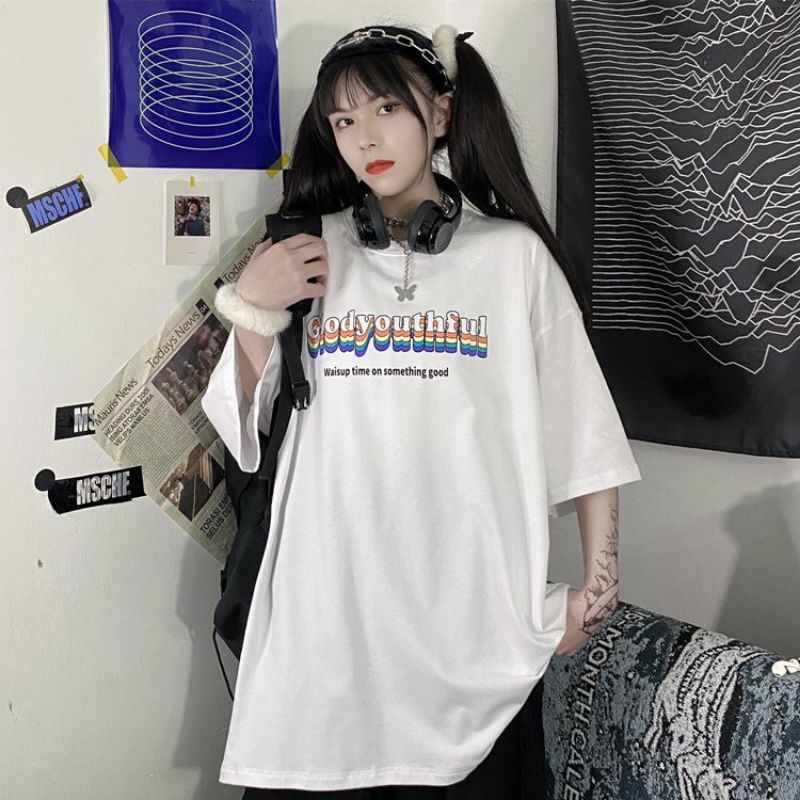 Áo thun❤Có size tay lỡ unisex Glodyouthful