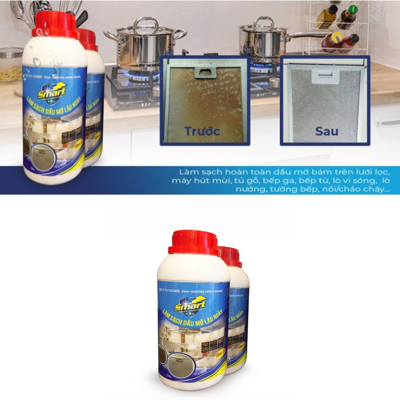 Chất tẩy sạch dầu mỡ - SMART CLEANER