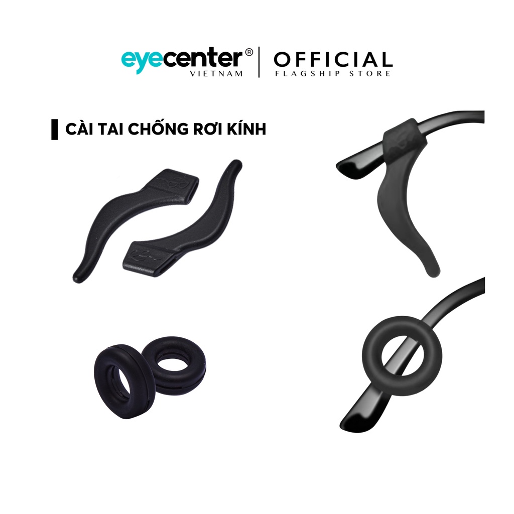 Chốt cài tai chống rơi kính, tuột kính EYE CENTER kính mắt nam nữ, trẻ em, kính mát thời trang