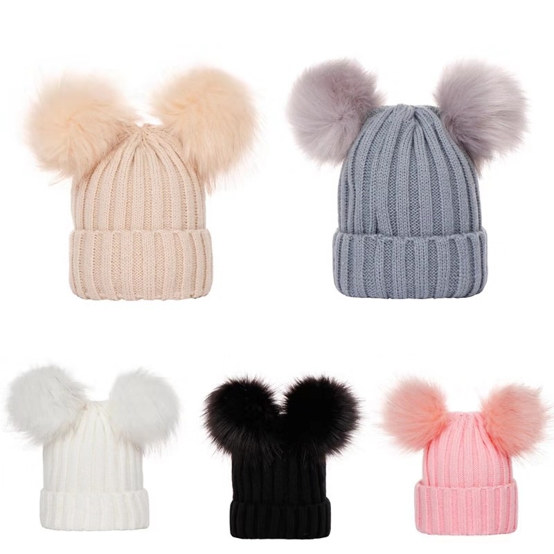 Mũ beanie Trùm Tai Giữ Ấm Cho Bé Từ 1-3 Tuổi