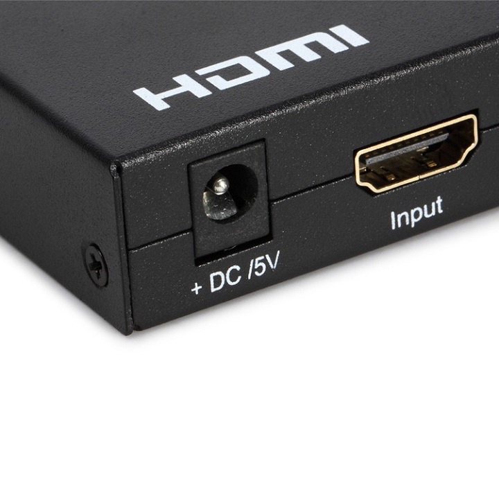 BỘ CHIA HDMI 1 RA 4 FULL HD 1080 HỖ TRỢ 3D CAO CẤP- chia cổng ra 4 màn