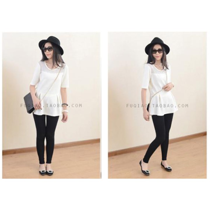 Quần Legging Thun Cotton Đen cho nữ Mt683 (dưới 50 kg) aoquangiasi | BigBuy360 - bigbuy360.vn