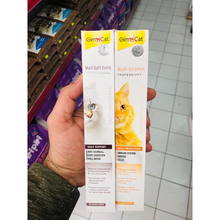 Gel dinh dưỡng cho mèo Gimcat Multi vitamin giúp tăng cường miễn dịch 50gr- xuất xứ Đức