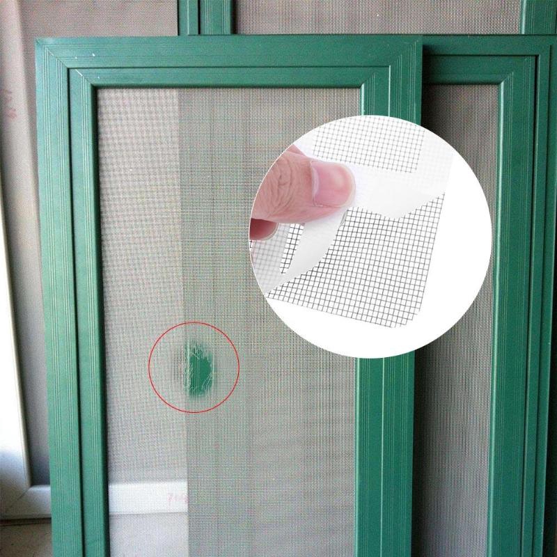 3Pcs/Set Window Curtain Netting Fix Self-Adhesive Patch,Repair Broken Holes Sticker Mesh Sticker