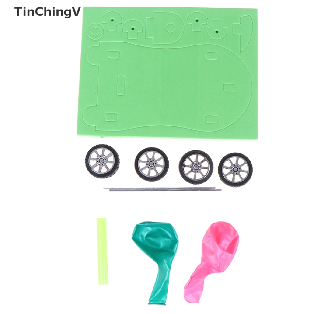 Mô Hình Xe Hơi Đồ Chơi Kèm Bong Bóng Giáo Dục Khoa Học Diy Cho Bé