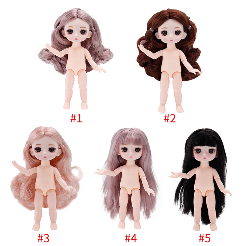 Búp bê công chúa BARBIE xinh xắn dễ thương cỡ 17cm