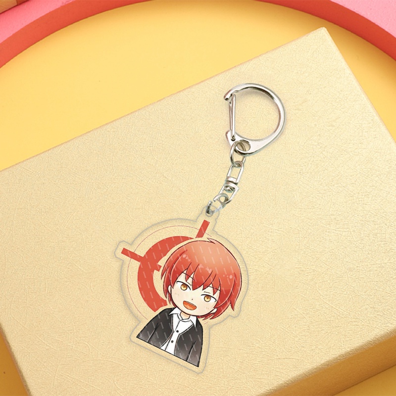 Móc khóa nhựa acrylic hình nhân vật anime Ansatsu Kyoushitsu Koro Sensei
