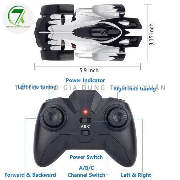 Đồ chơi xe ô tô điều khiển từ xa leo kính siêu đẹp màu sắc đa dạng mới nhất dành cho các bé