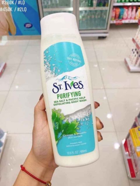 Sữa tắm st ives 400ml đủ hương