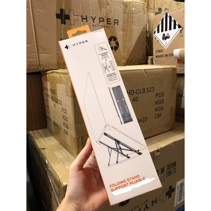 Giá đỡ tản nhiệt HyperStand Folding Alumium for Macbook / Laptop /Ipad