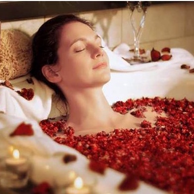 Cánh hoa hồng đỏ khô Làm trà/ Xông hơi/ Ngâm bồn tắm