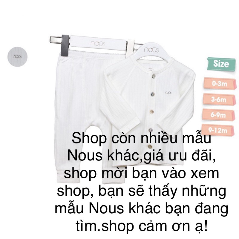 bộ nous dài tay pettit, cotton