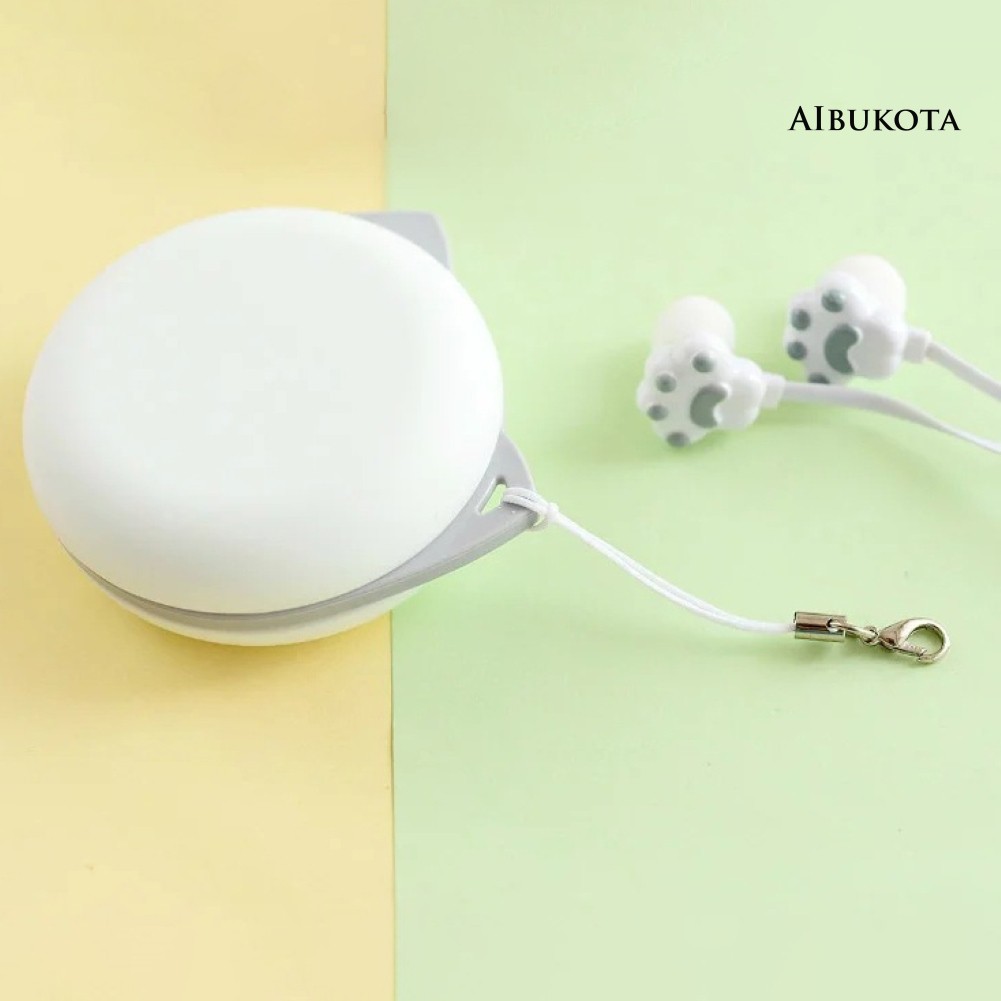Tai Nghe Có Dây Nhét Tai 3.5mm Hình Chân Mèo Đáng Yêu | BigBuy360 - bigbuy360.vn