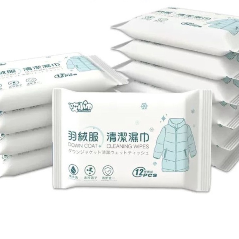(CAO CẤP) Khăn Giấy Ướt Lau Chùi Vệ Sinh Áo Khoác Tiện Dụng Bịch 12 Tờ- 𝗚𝗜𝗔𝗗𝗨𝗡𝗚𝗛𝗔𝗡𝗢𝗜𝟯𝟵