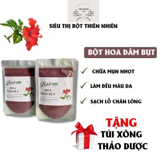 100gr bột hoa dâm bụt 100% nguyên chất handmade