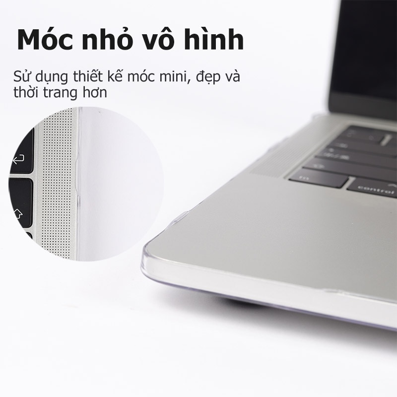 Ốp Bảo Vệ Laptop 2022 macbook Air M1 M2 Pro 13 A2338 A2681 A2337 A2442 Pro 14 16 inch Bằng Nhựa PP Siêu Mỏng