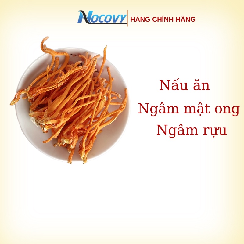 Đông trùng hạ thảo tươi nguyên sợi Nocovy hữu cơ hàng chuẩn, bảo hành tốt