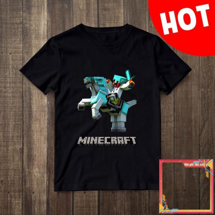 HOT- HOT - [SALE SỐC] Mẫu áo in hình Minecraft - áo game được yêu thích, cực đẹp cực ngầu giá tận xưởng [SALE]