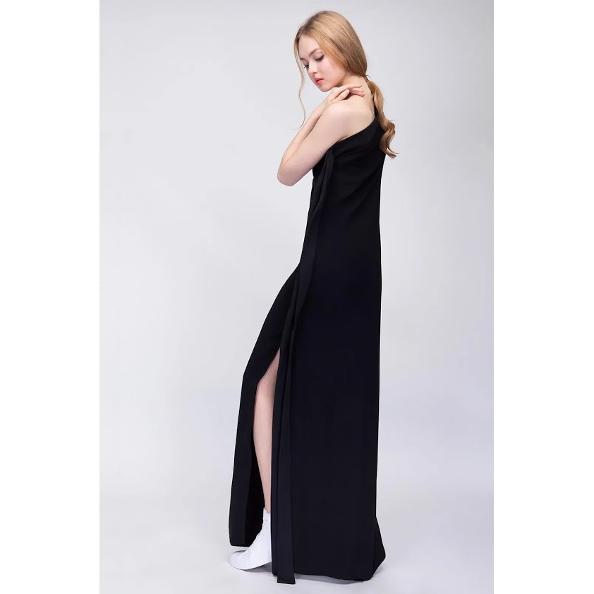 [Mã T5CDBLANC60K giảm tối đa 60K đơn từ 500K] Đầm Lệch Vai Xẻ Tà (One Shoulder Long Dress) Can De Blanc