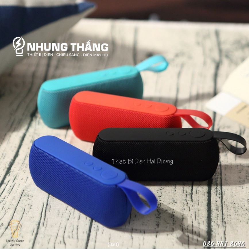 Loa Bluetooth Di Động Q106 - Hỗ Trợ Khe Cắm Thẻ Nhớ - USB - Dung Lượng Pin Lớn -Nhiều Màu Sắc - Có video