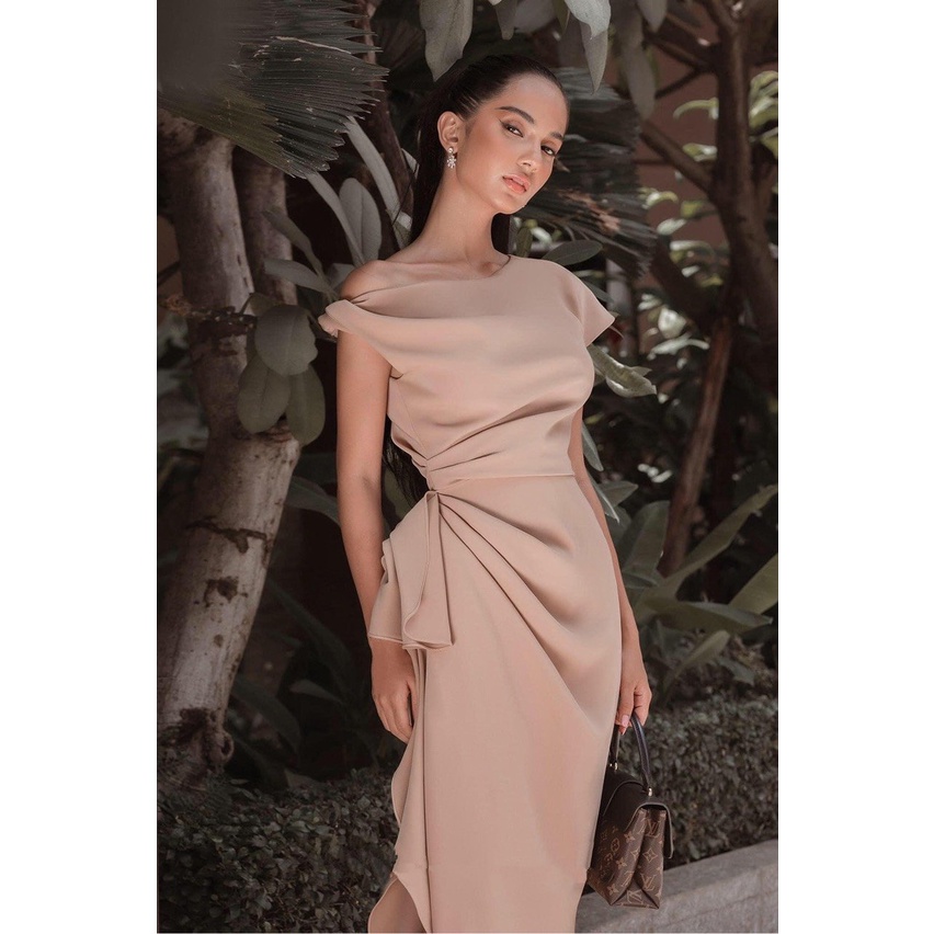 Đầm body dự tiệc thiết kế lệch vai cao cấp sang trọng - CAT BOUTIQUE - BD110