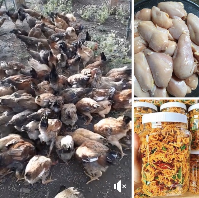 Khô gà lá chanh nhà làm-đồ ăn vặt siêu ngon-đảm bảo chất lượng (1hộp/500gr) | BigBuy360 - bigbuy360.vn