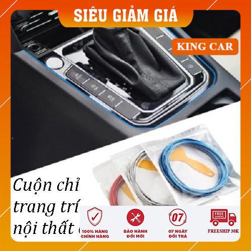 Chỉ viền, nẹp chỉ viền nhựa PVC mạ điện trang trí nội thất ô tô - Shop KingCar