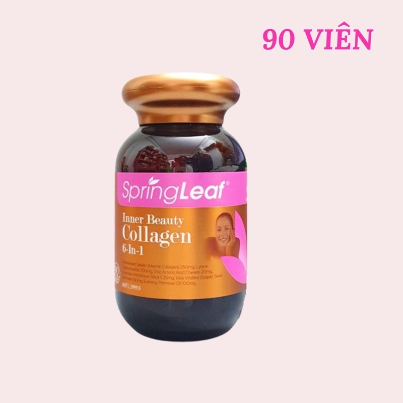 Viên Collagen Spring Leaf Collagen 6-in-1 Advanced 90 viên, 180 viên