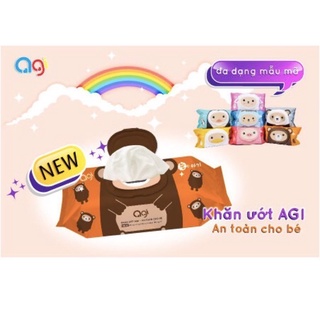 khăn ướt Agi hàng chính hãng 80 tờ -100 tờ