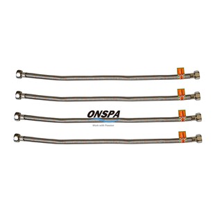 Bộ 4 sợi dây cấp nước sọc cao cấp inox 304 Onspa