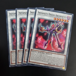Lá bài infernity doom archfiend - mp21-en187 - common 1st edition